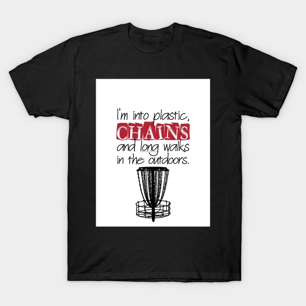 Disc Golf Chains T-Shirt by ArtsyAmma